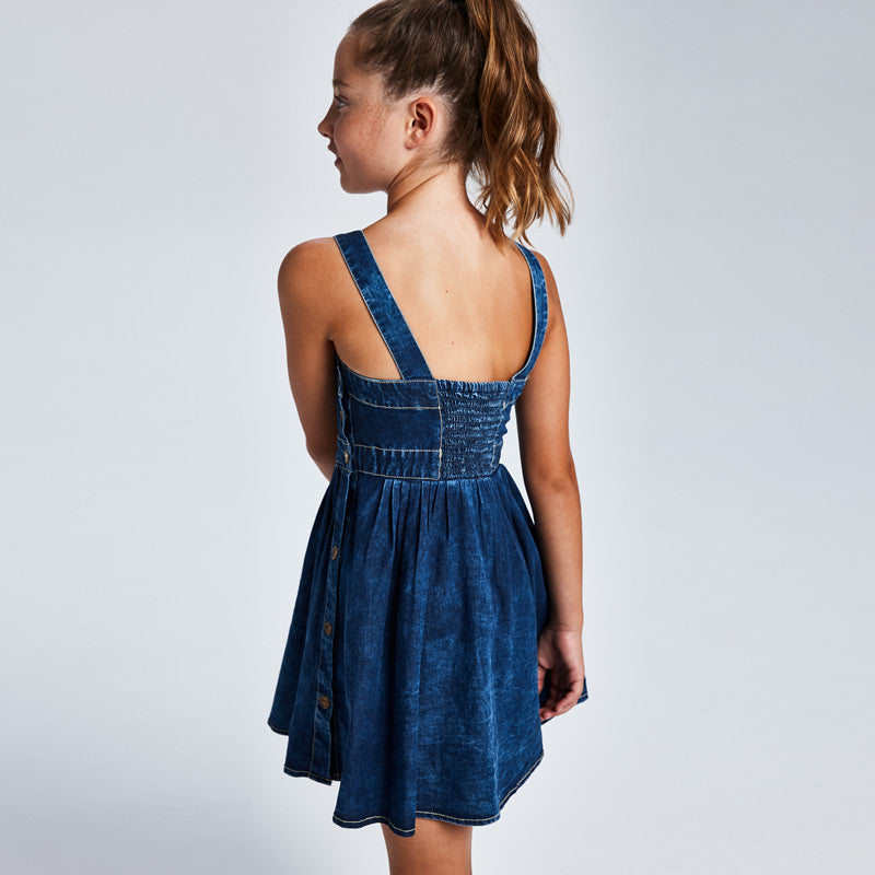 Foto 6 pulgar | Vestido Denim Tejano Mayoral