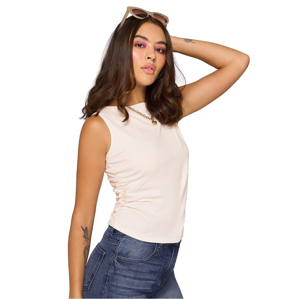 Foto 4 | Blusa Ilusión 40046 Beige