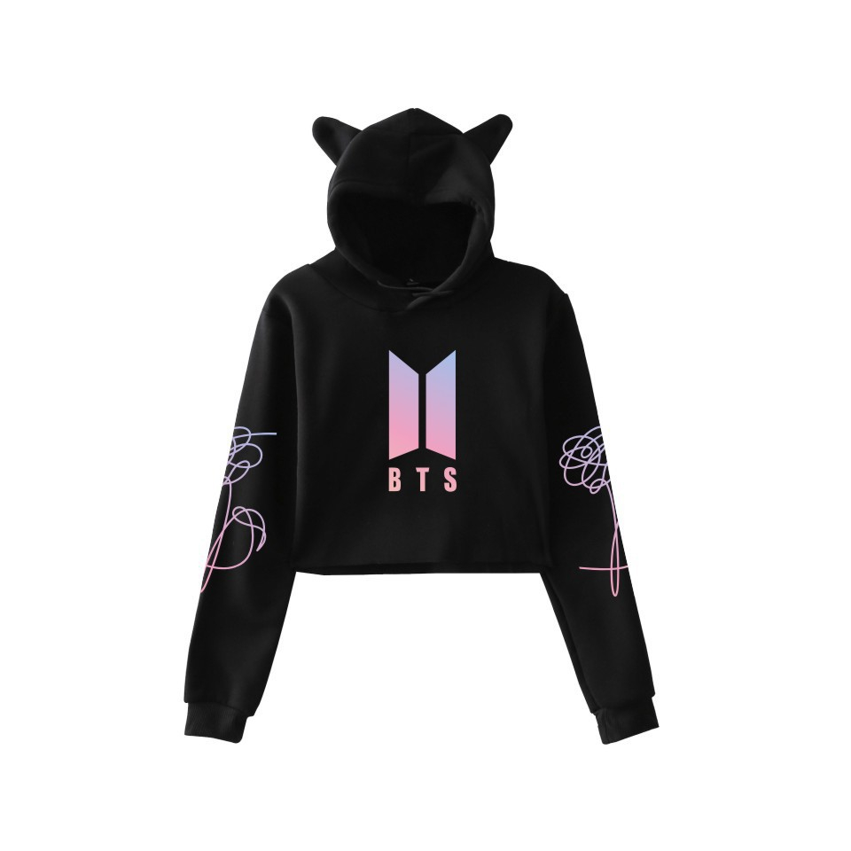 Venta Internacional - Sudadera con Orejas de Gato Bts