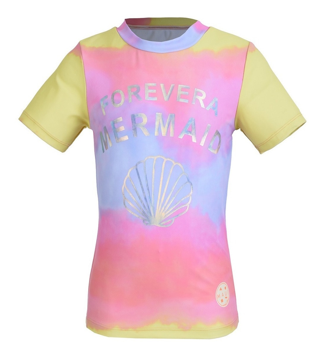 Playera Maui and Sons Manga Corta color Rosa para Niña para Nadar $329