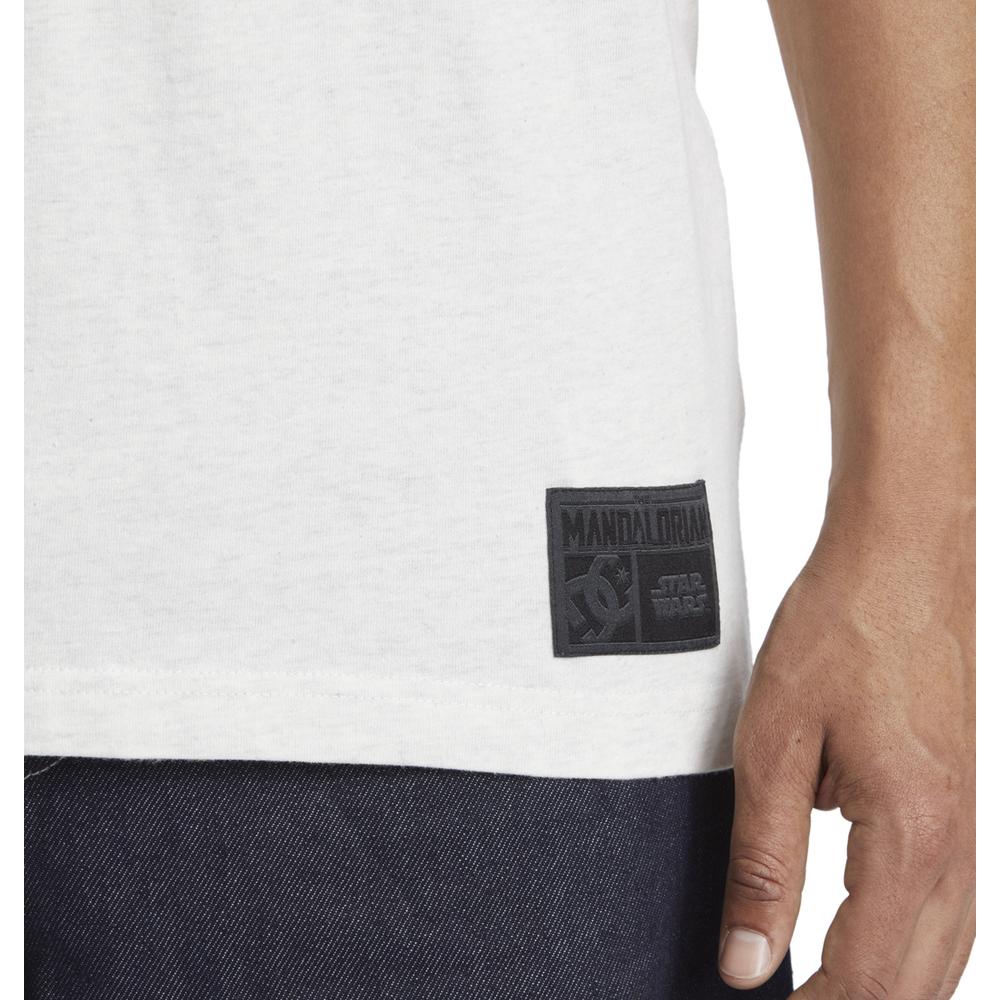 Foto 5 pulgar | Playera Dc Shoes Ahsoka The Mandalorian Blanca para Hombre