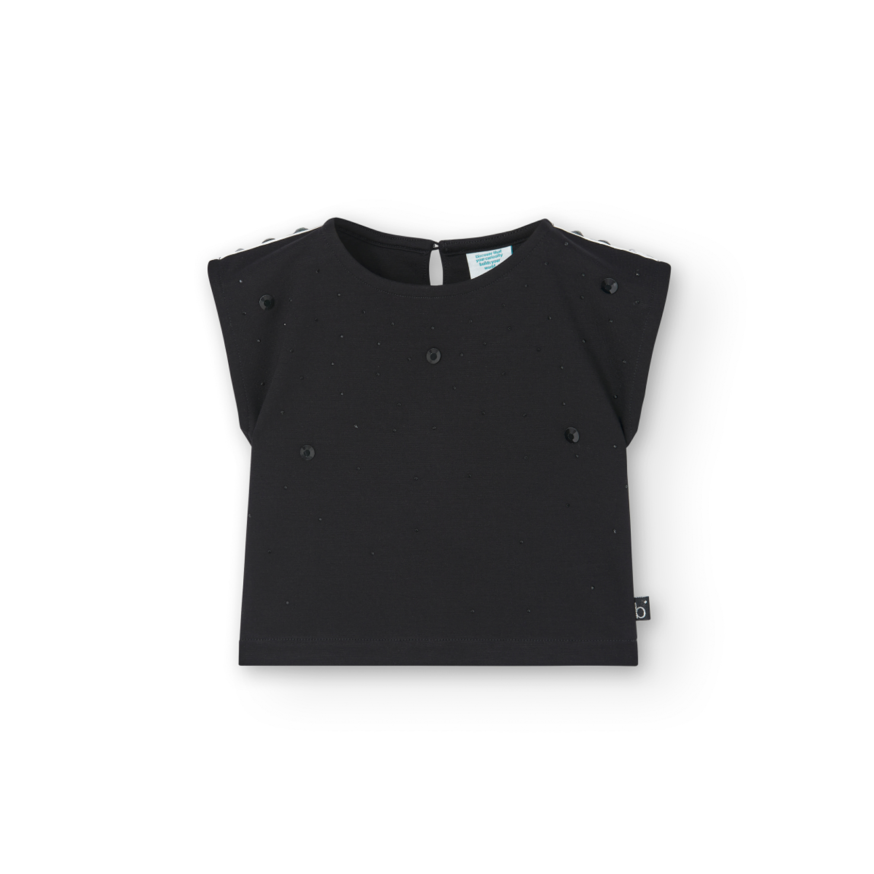 Playera Boboli Negra para Niña