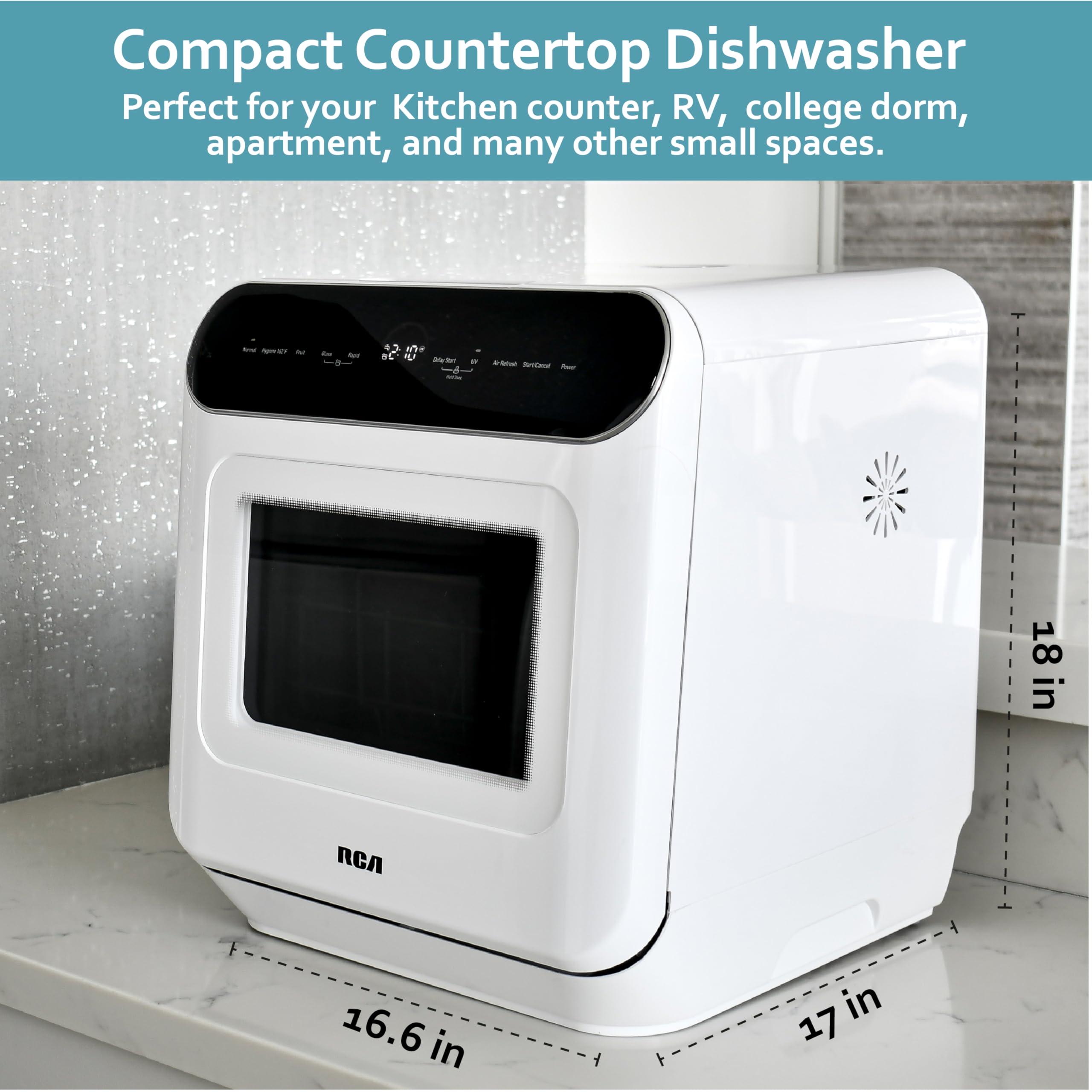 Foto 2 | Lavaplatos Portátil De Encimera Rca Compact, Banco De Agua De 6 Litros - Venta Internacional.