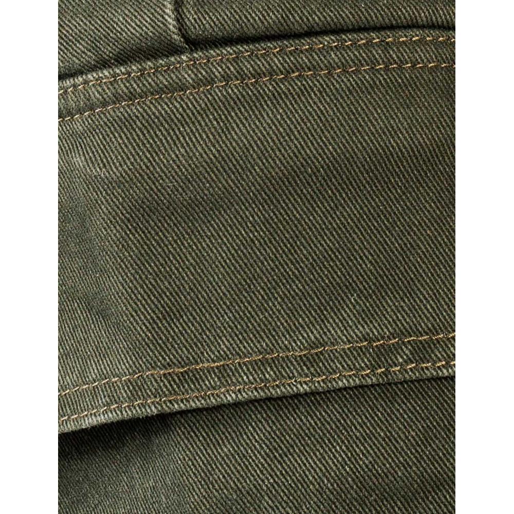 Foto 6 pulgar | Pantalon Cargo Color Verde Militar De Mezclilla Stretch Y Tiro Alto Jeanswest 9518c Verde Oscuro