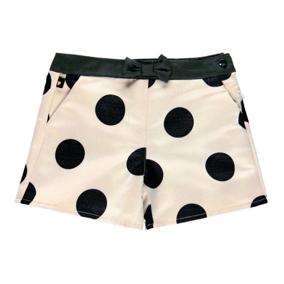 Short para Niña Boboli Lunares Negros