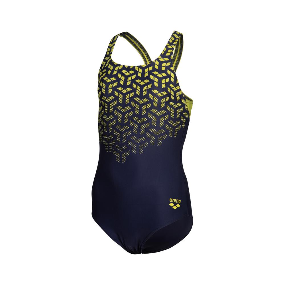 Traje de Baño Arena Feel Kikko V Swim Pro Back Azul Marino para Niña