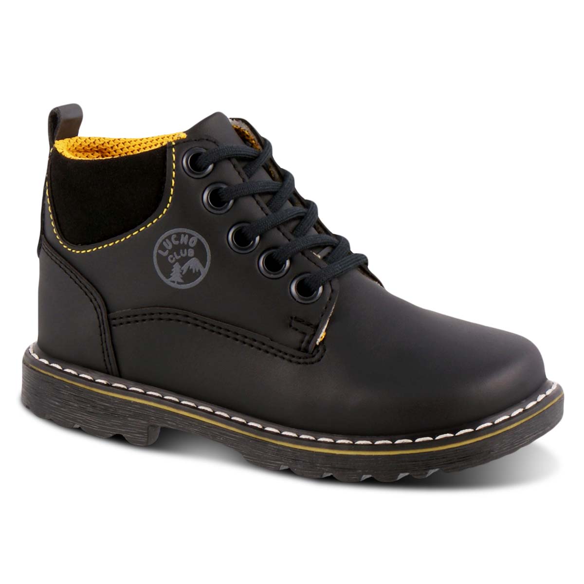 Bota Casual Lucho 356 color Negro para Niño