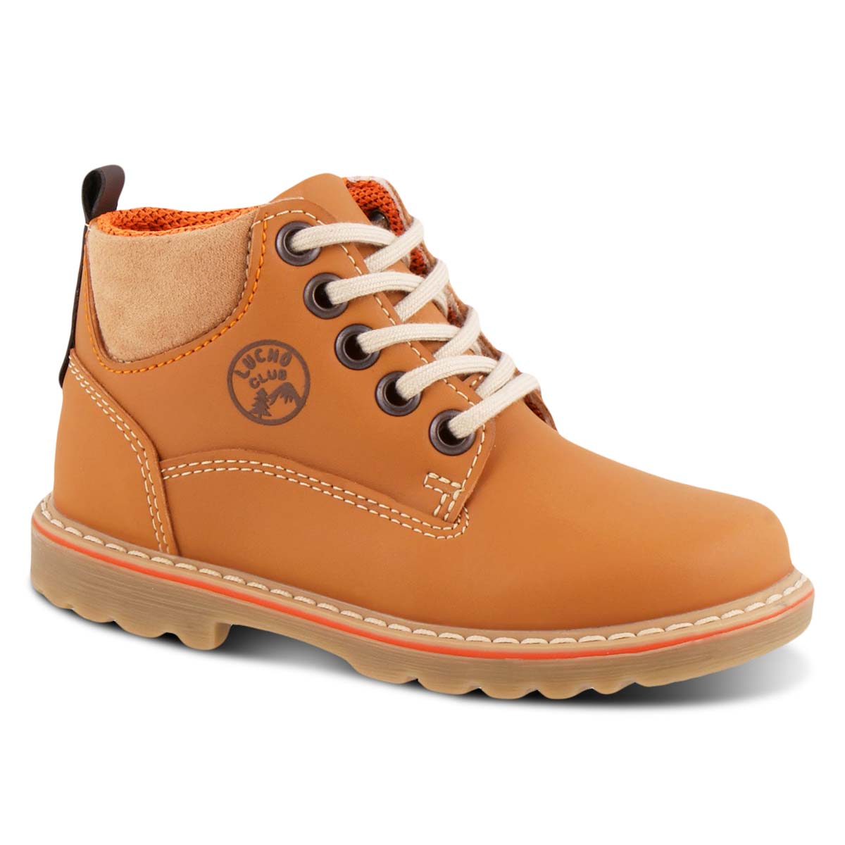 Bota Casual Lucho 356 color Miel Para Niño