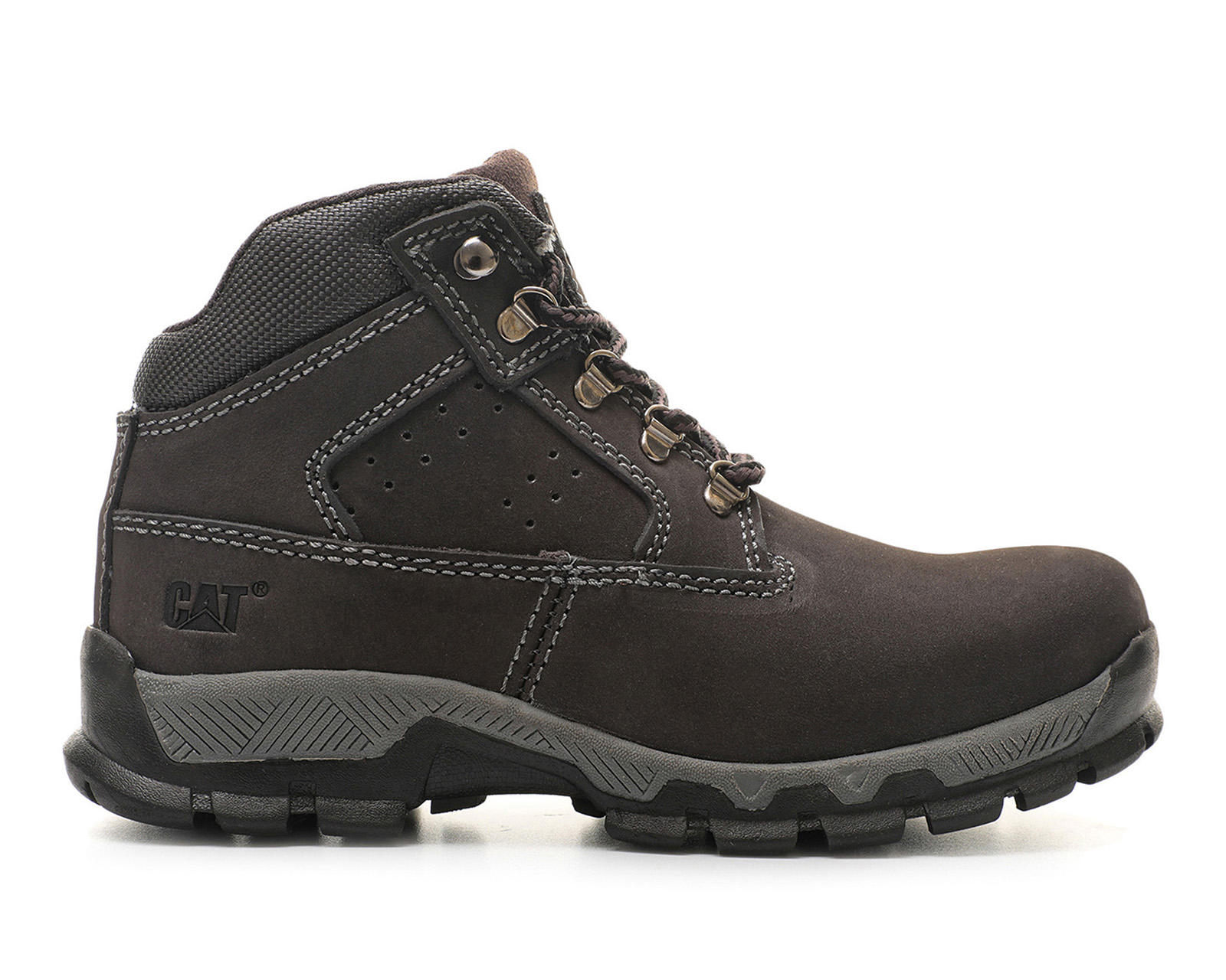 Foto 3 pulgar | Bota Caterpillar Ck265384 Gris Piel