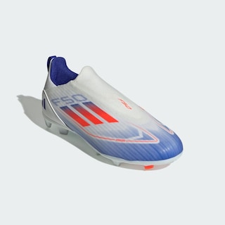 Foto 7 | Tacos De Fútbol F50 League Terreno Firme/multisuperficie Sin Cordones Niños Adidas Blanco Niños