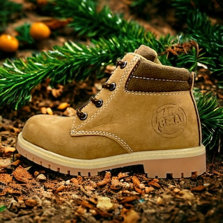 Foto 5 | Botas Las Cuatas color Miel Gamuza para Niños