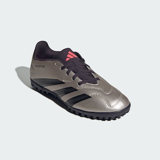 Foto 7 | Calzado De Fútbol Predator Club Pasto Sintético Niños Adidas Gris Niños