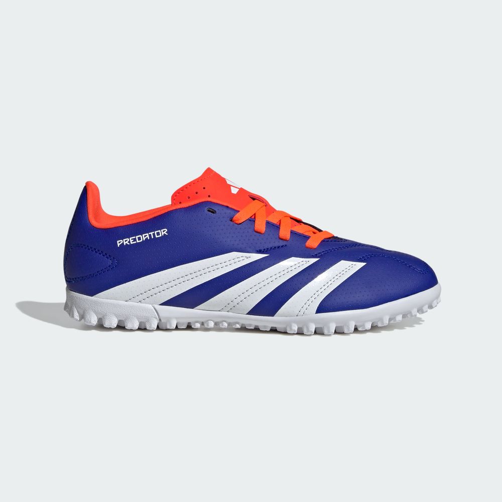 Foto 2 | Calzado De Fútbol Predator Club Pasto Sintético Niños Adidas Azul Niños