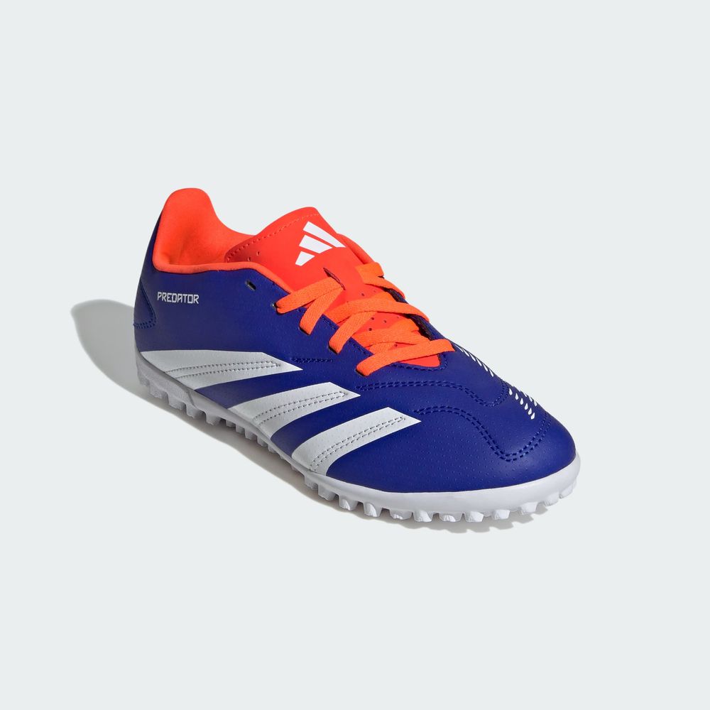 Foto 7 | Calzado De Fútbol Predator Club Pasto Sintético Niños Adidas Azul Niños