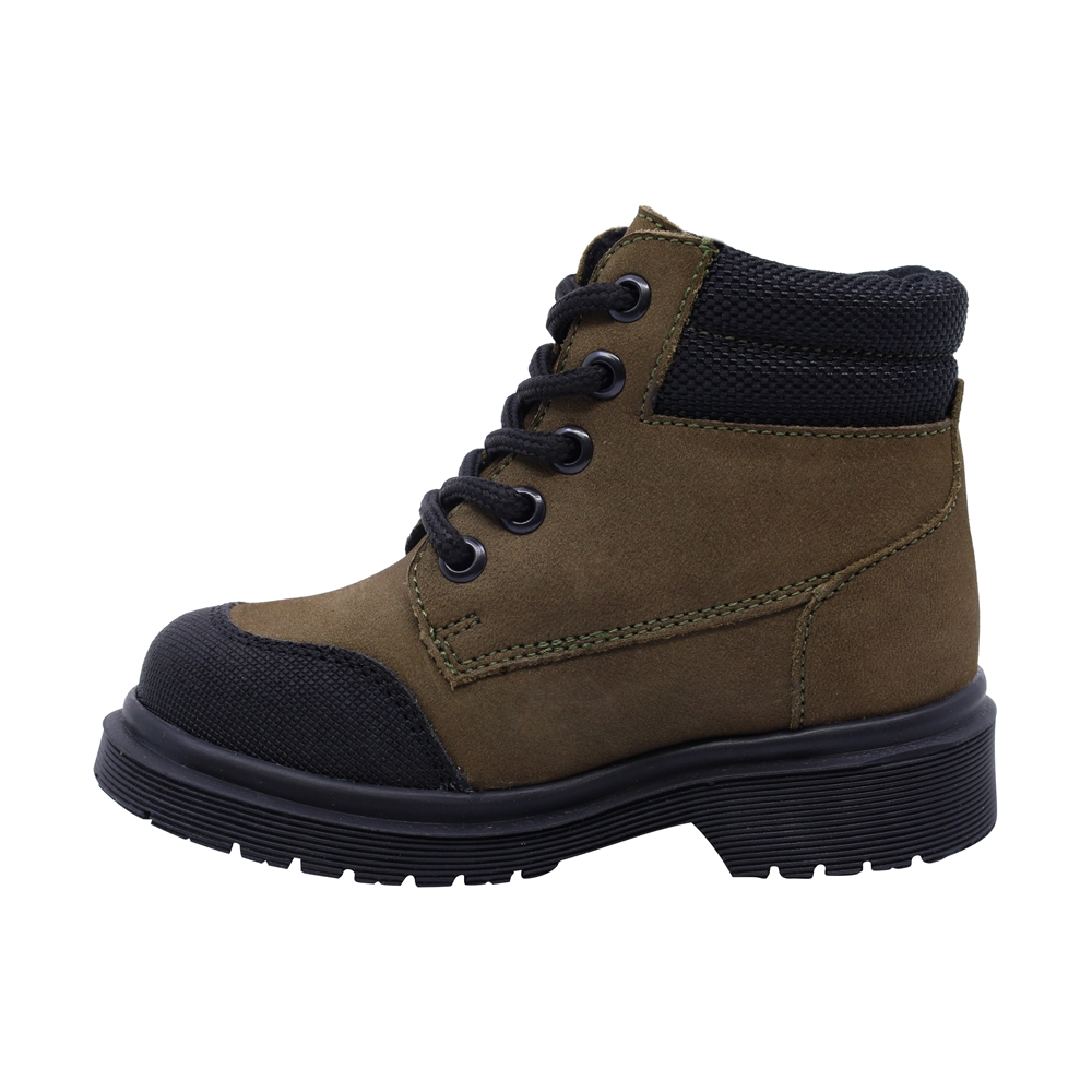 Foto 5 | Bota De Piel Para Niño Audaz 424009-p Verde Tipo Outdoor