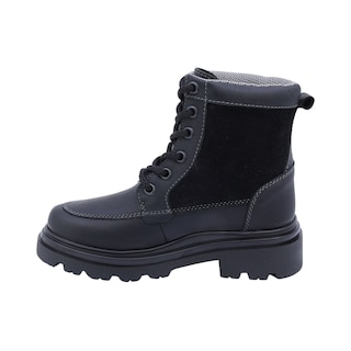 Foto 5 | Bota De Piel Para Niño Audaz 434001-a Negro Ajuste Agujeta