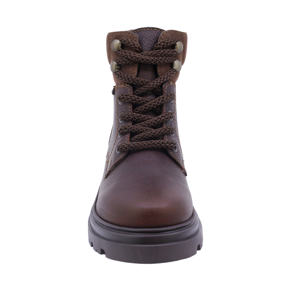 Foto 4 pulgar | Bota De Piel Para Niño Audaz 434000-x Café Tipo Outdoor