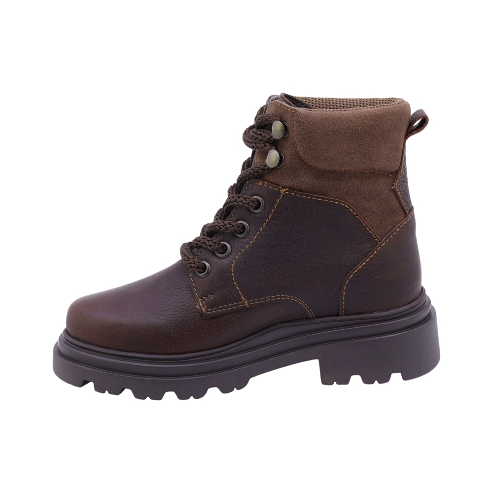 Foto 5 | Bota De Piel Para Niño Audaz 434000-x Café Tipo Outdoor