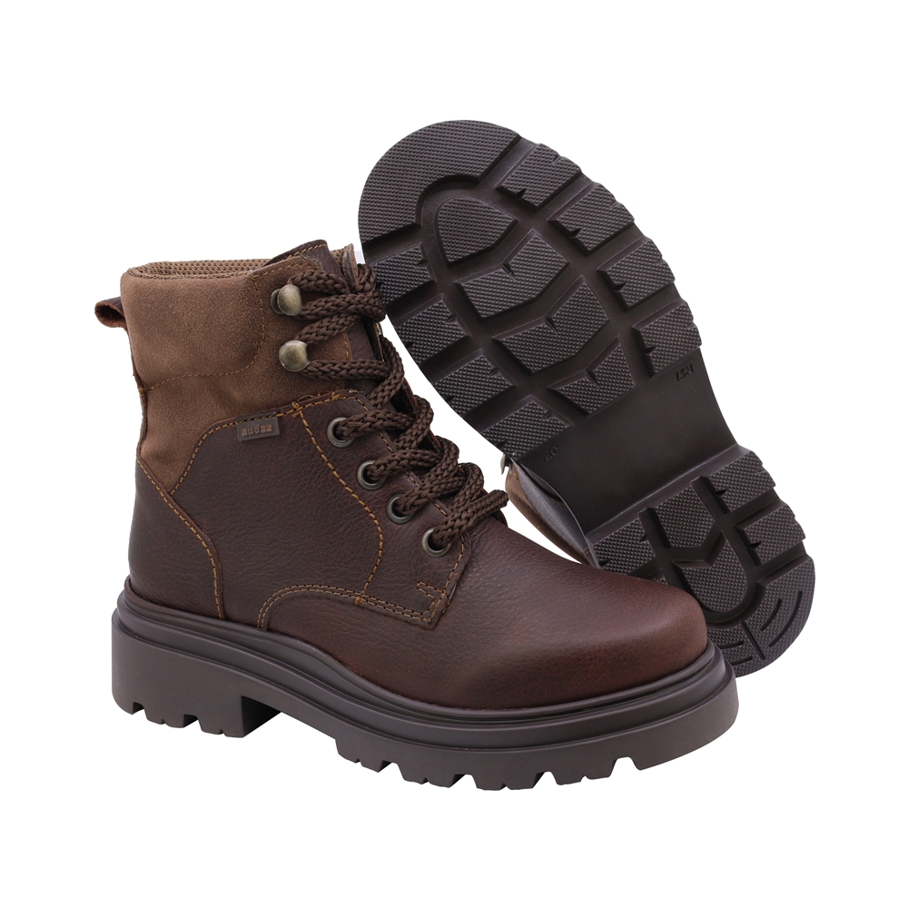 Foto 6 | Bota De Piel Para Niño Audaz 434000-x Café Tipo Outdoor