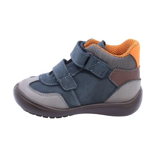 Foto 5 | Botita De Piel Para Niño Audaz 162511-e Azul Ajuste Velcro
