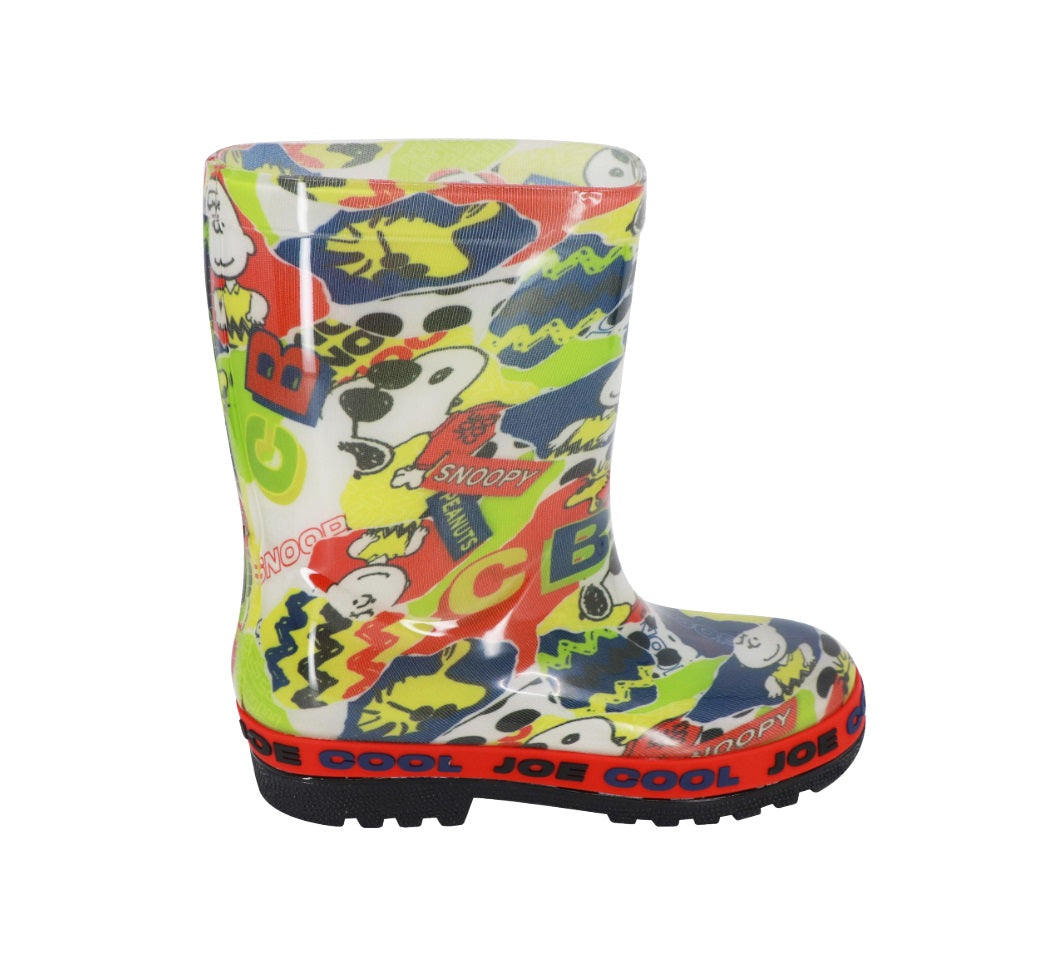 Zapatos Arra  Spimb00002 Snoopy Multicolor Lluvia Niño