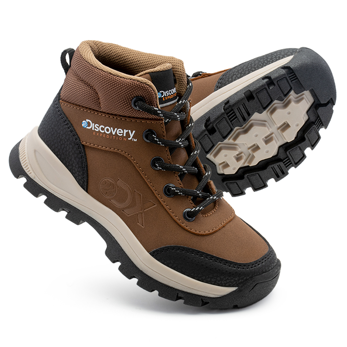 Foto 3 pulgar | Calzado Discovery Bota Café Para Niños Di3080