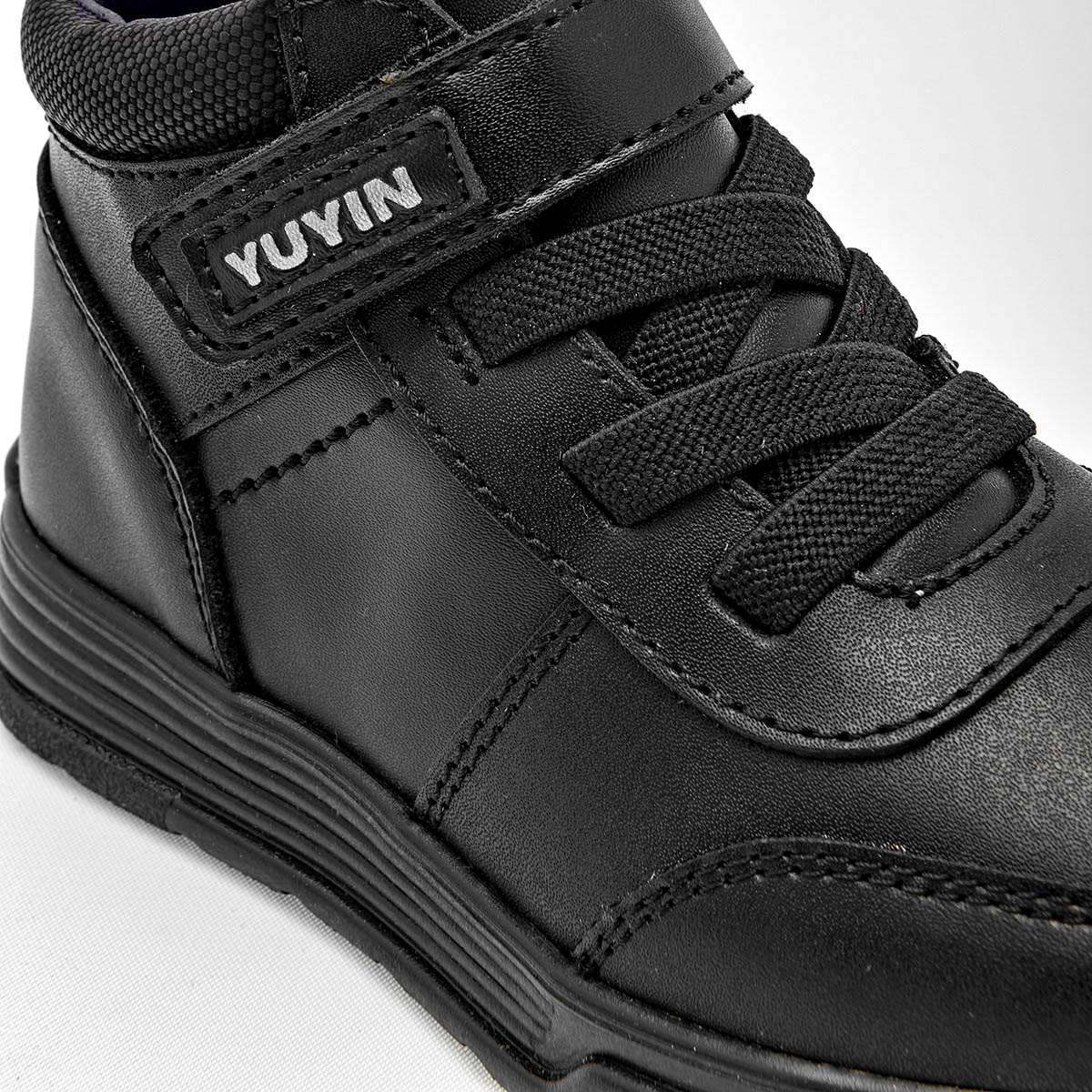 Foto 4 | Bota Yuyin Negra de Agujeta Elástica para Niños
