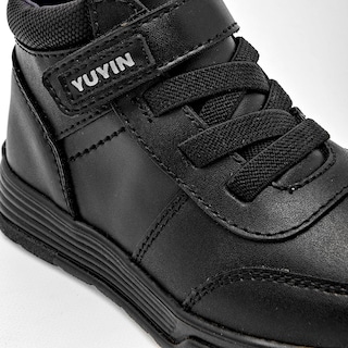 Foto 4 | Bota Yuyin Negra de Agujeta Elástica para Niños