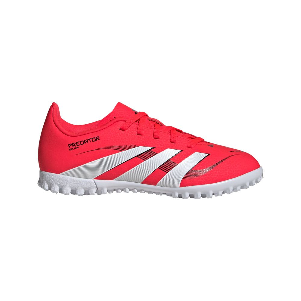 Foto 2 pulgar | Calzado De Fútbol Predator Club Pasto Sintético Niños Adidas Rojo Niños