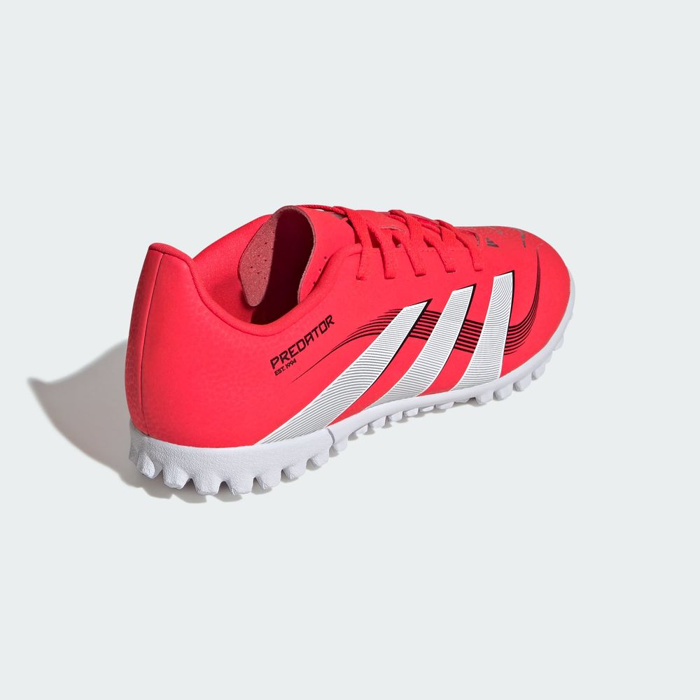 Foto 9 pulgar | Calzado De Fútbol Predator Club Pasto Sintético Niños Adidas Rojo Niños