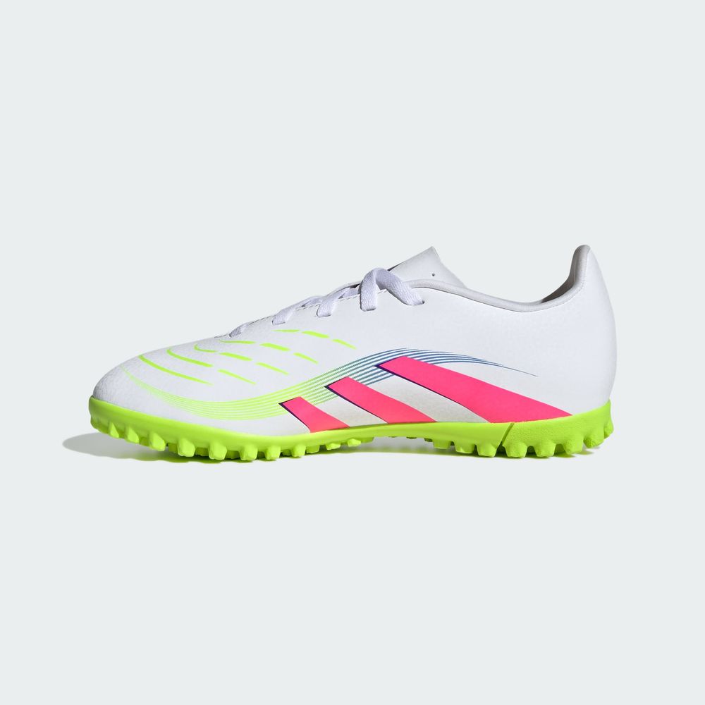 Foto 4 pulgar | Tenis de Fútbol Predator Club Pasto Sintético Niños Adidas Blancos para Niños