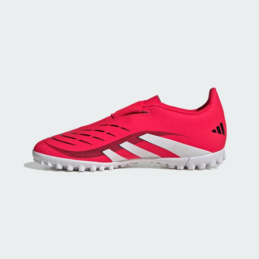 Foto 3 | Calzado De Fútbol Predator Club Cierre Por Contacto Pasto Sintético Niños Adidas Rojo Niños