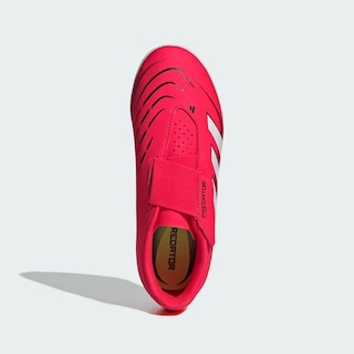 Foto 5 | Calzado De Fútbol Predator Club Cierre Por Contacto Pasto Sintético Niños Adidas Rojo Niños