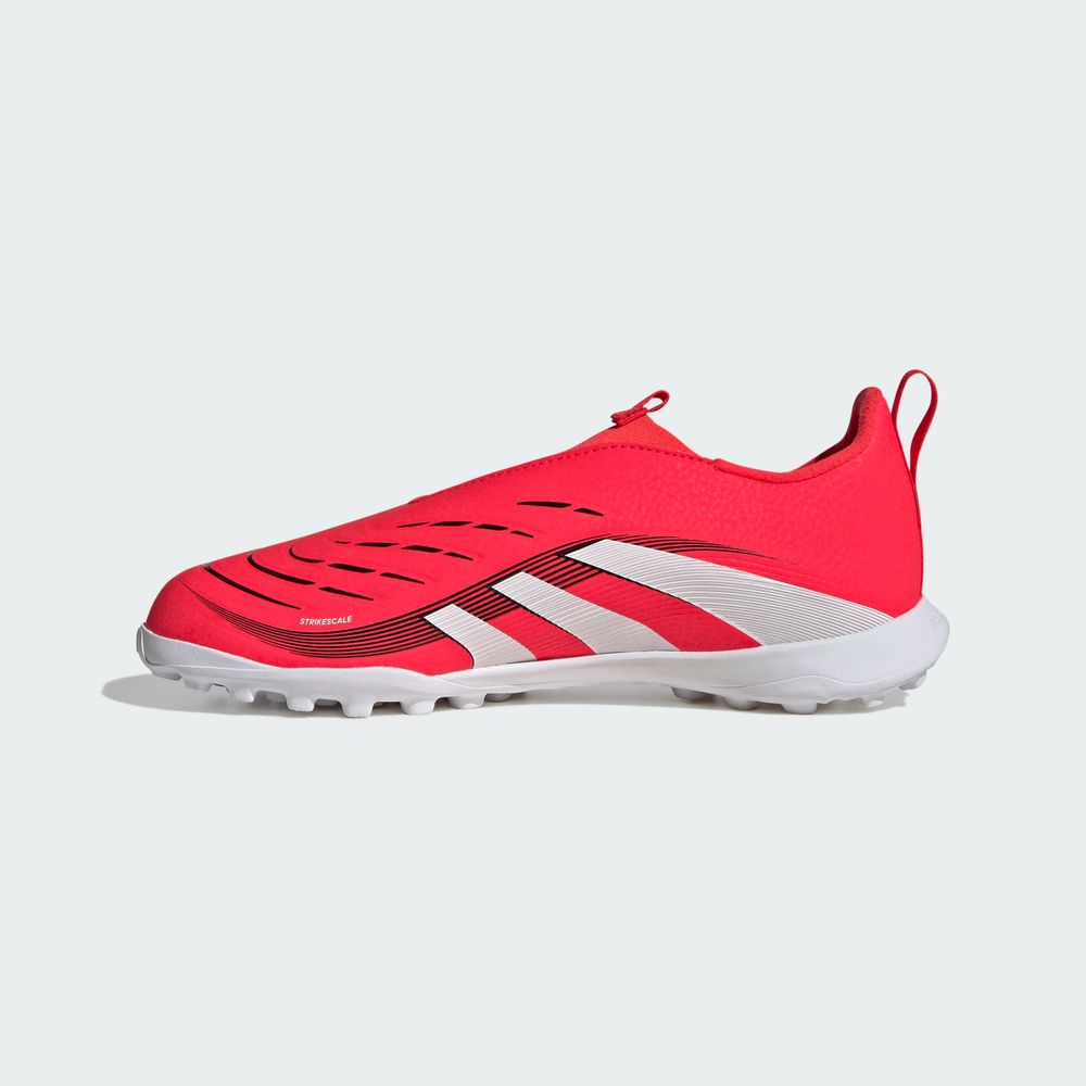 Foto 3 | Calzado De Fútbol Predator League Sin Cordones Pasto Sintético Niños Adidas Rojo Niños