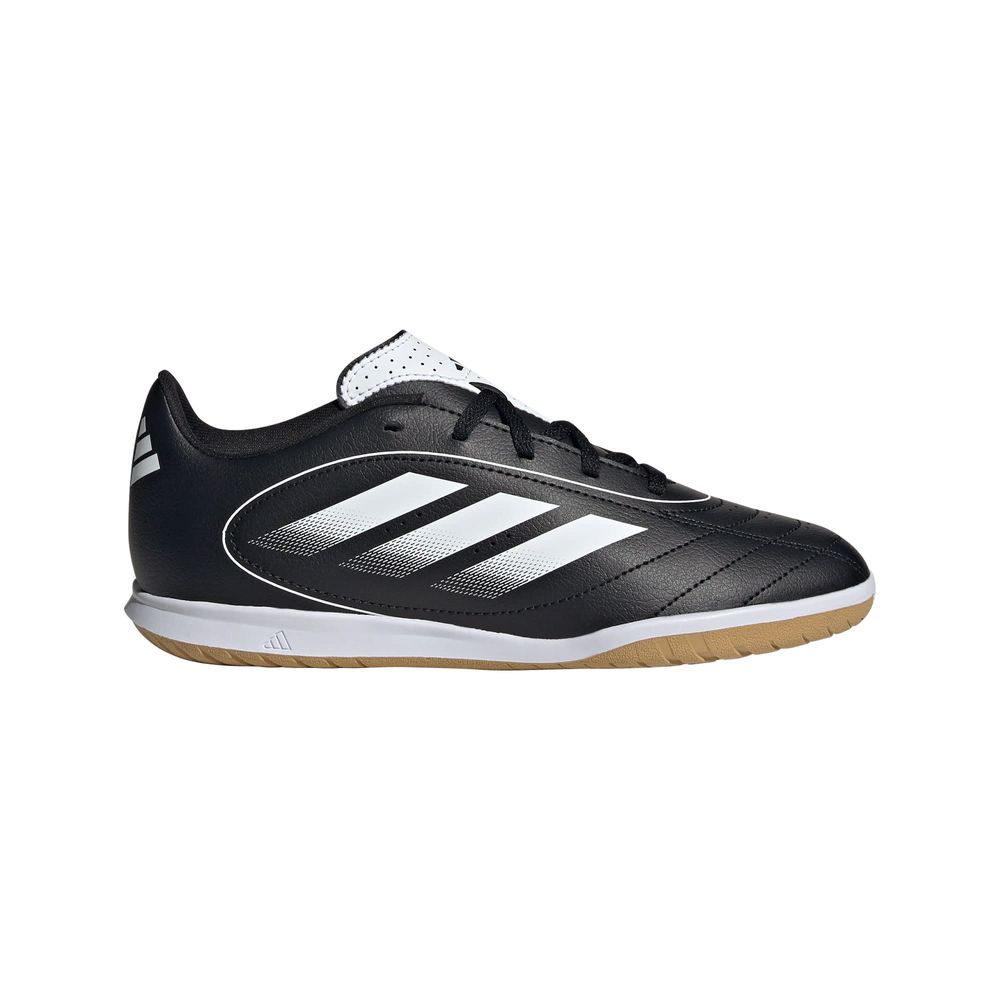 Foto 1 | Tacos Goletto Ix Cancha Cubierta Kids Adidas Negro Niños