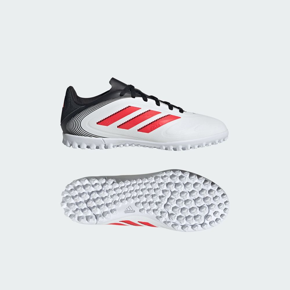 Foto 5 pulgar | Botines Copa Pure 3 Club Pasto Sintético Niños Adidas Blanco Niños