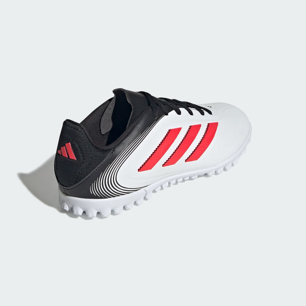 Foto 9 pulgar | Botines Copa Pure 3 Club Pasto Sintético Niños Adidas Blanco Niños