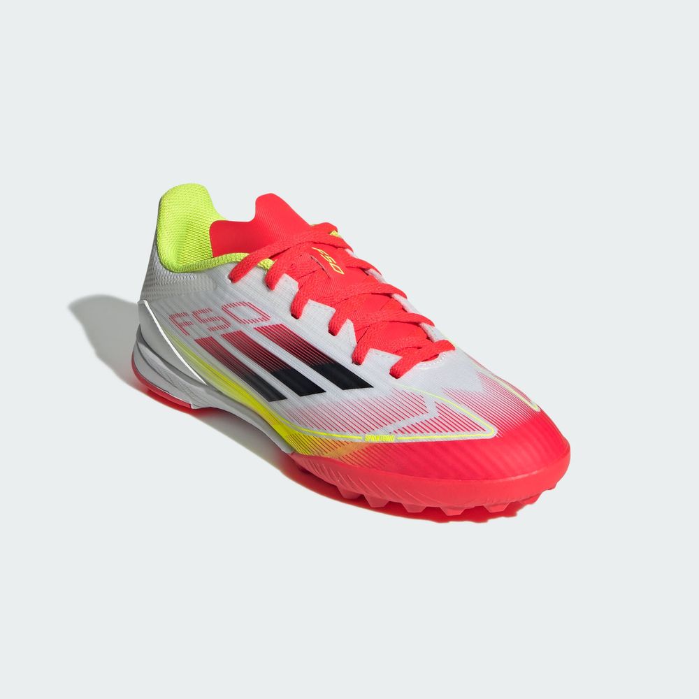 Foto 8 pulgar | F50 League Tf J Adidas Blanco Niños