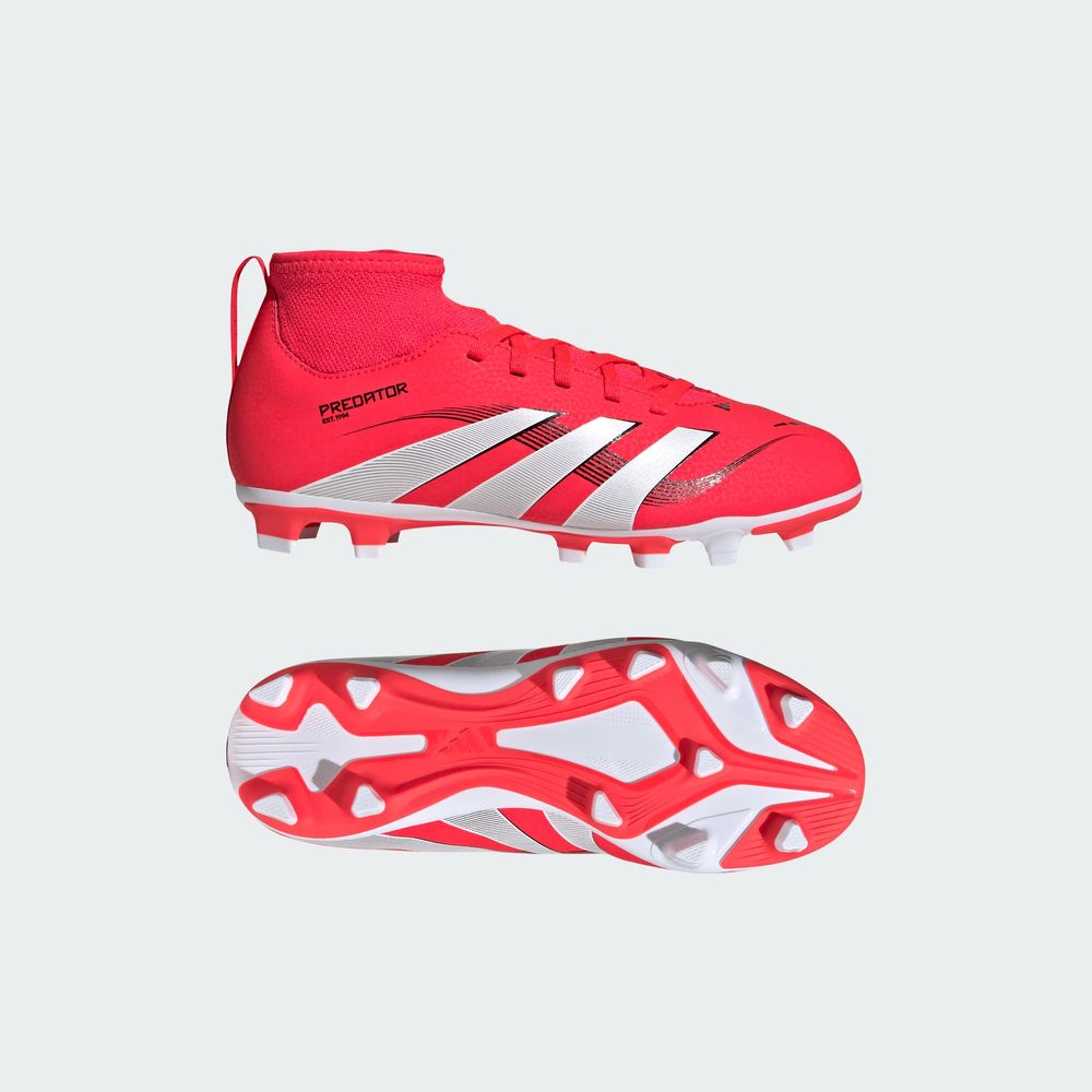 Foto 5 pulgar | Zapatos De Fútbol Predator Club Sock Firme/multiterreno Niños Adidas Rojo Niños