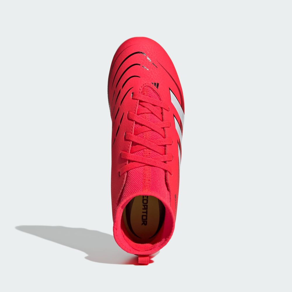 Foto 6 pulgar | Zapatos De Fútbol Predator Club Sock Firme/multiterreno Niños Adidas Rojo Niños