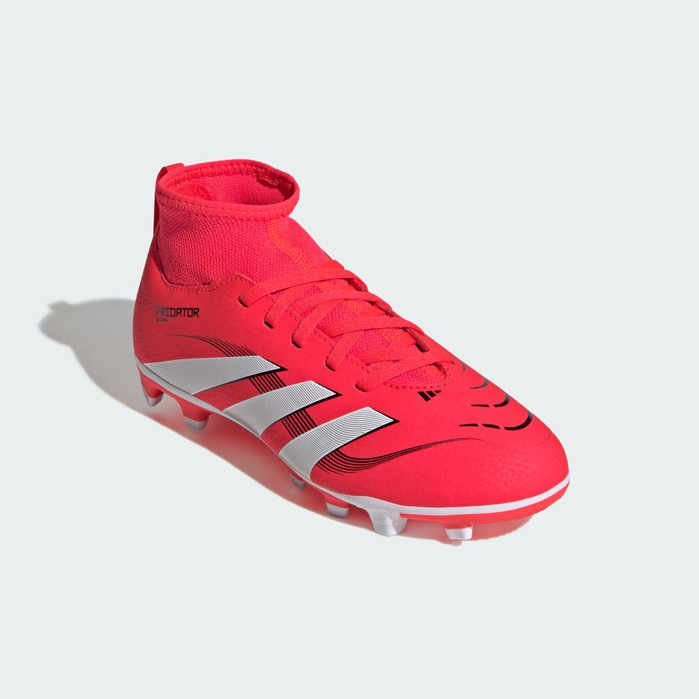Foto 8 pulgar | Zapatos De Fútbol Predator Club Sock Firme/multiterreno Niños Adidas Rojo Niños