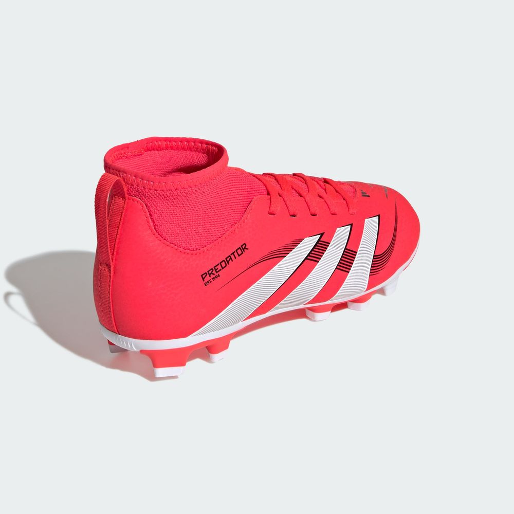 Foto 9 pulgar | Zapatos De Fútbol Predator Club Sock Firme/multiterreno Niños Adidas Rojo Niños