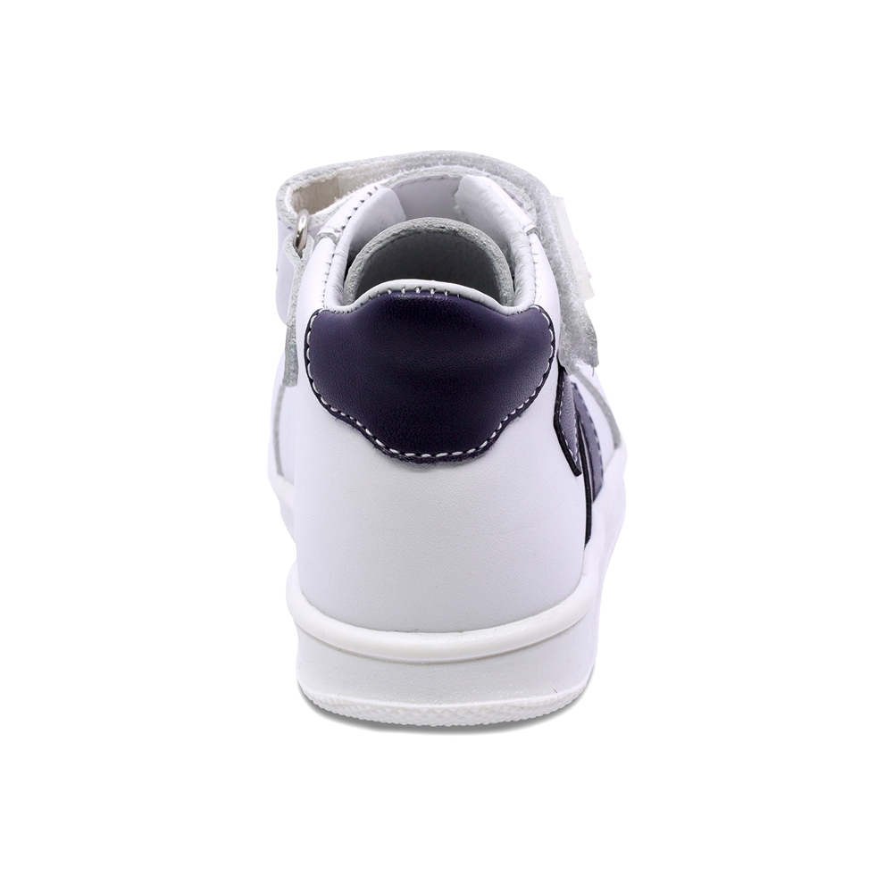 Foto 5 pulgar | Bota Casual para Niño Audaz Blanco Ajuste Doble Velcro