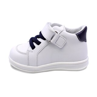 Foto 5 | Bota Casual para Niño Audaz Blanco Ajuste Doble Velcro