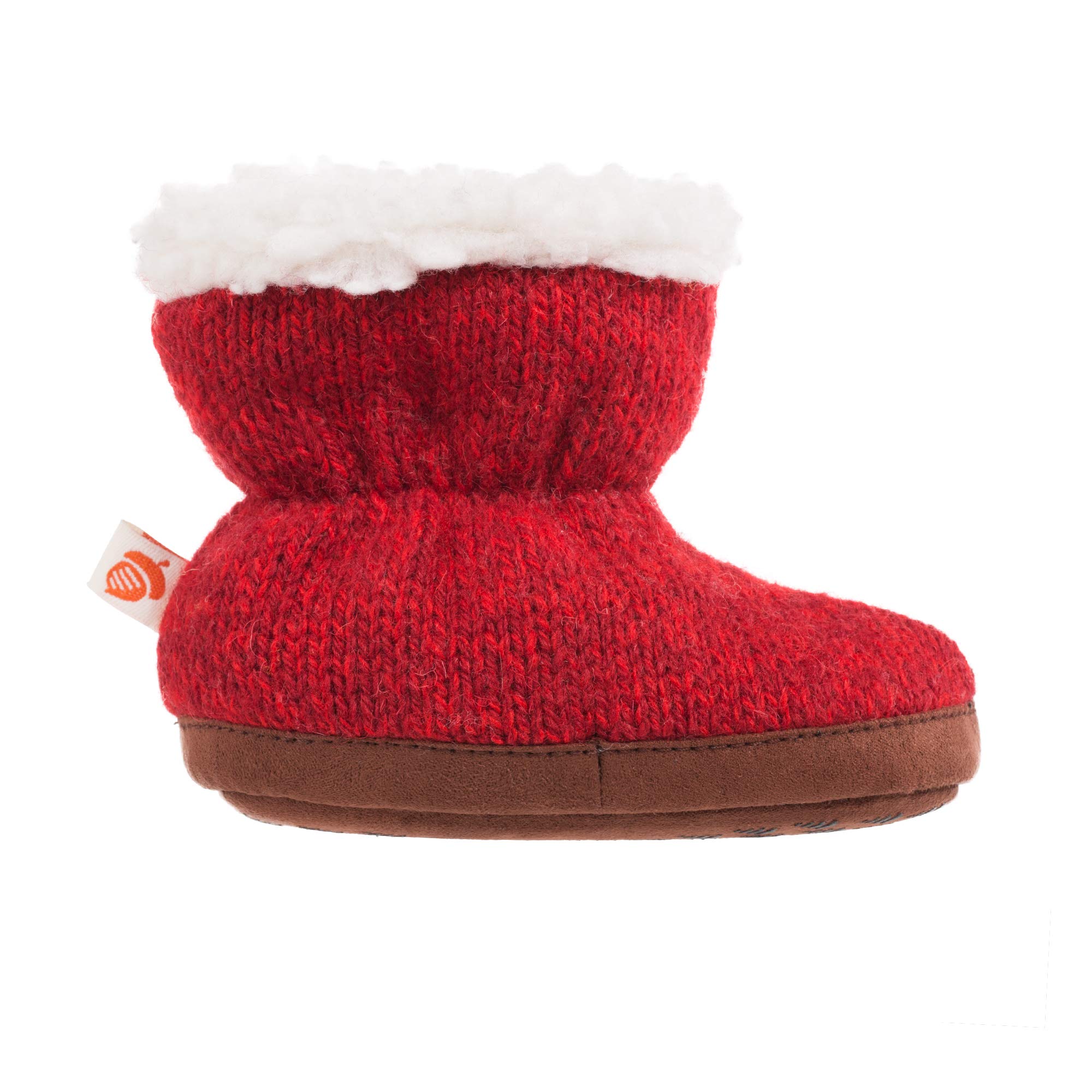 Zapatillas Slipper Acorn, Unisex, Fáciles De Usar Para Niños, De Lana Roja - Venta Internacional.