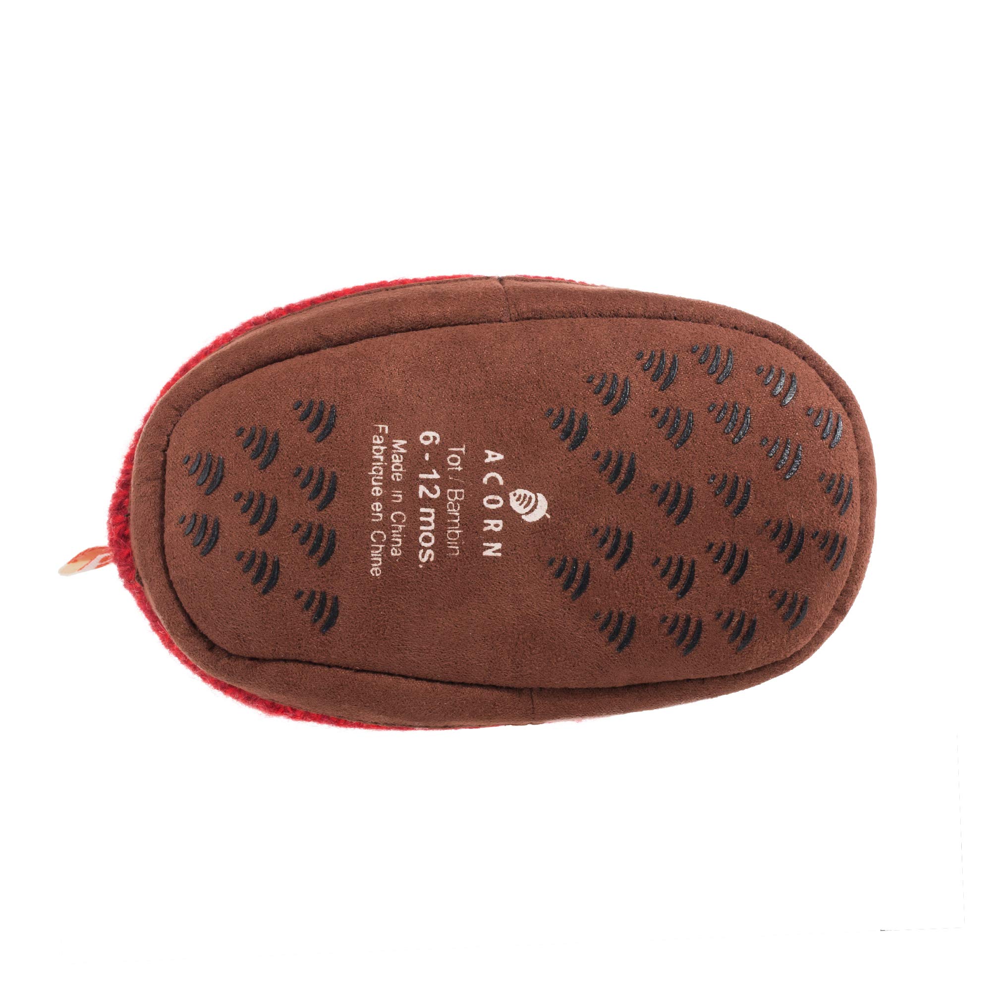 Foto 5 pulgar | Zapatillas Slipper Acorn, Unisex, Fáciles De Usar Para Niños, De Lana Roja - Venta Internacional.