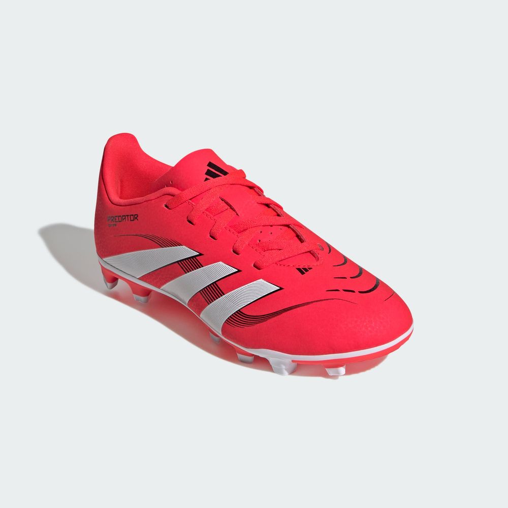 Foto 7 | Calzado De Fútbol Predator Club Firm/multi-terreno Niños Adidas Rojo Niños