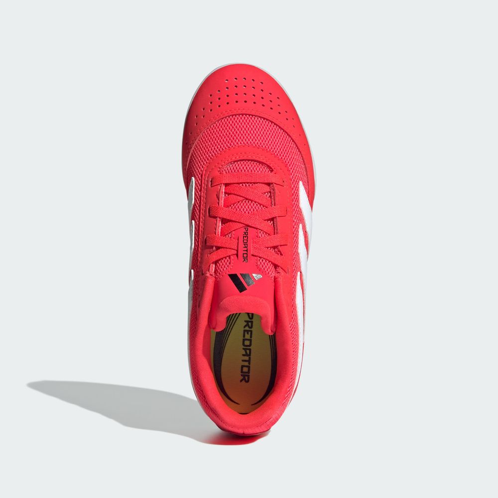 Foto 5 | Calzado De Fútbol Predator Club Sala Cancha Cubierta Niños Adidas Rojo Niños