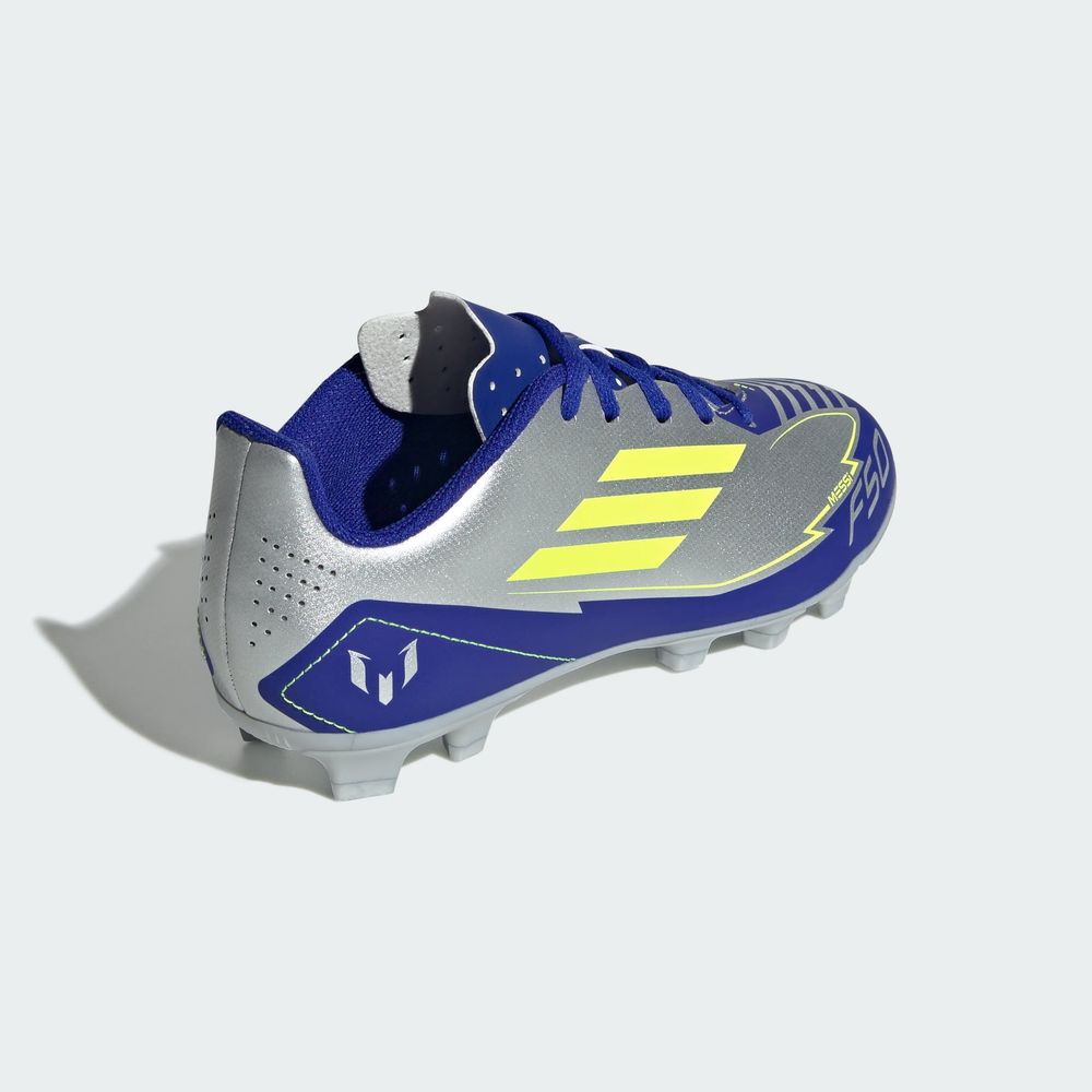 Foto 9 pulgar | F50 Club Fg/mg J Messi Adidas Plata Niños