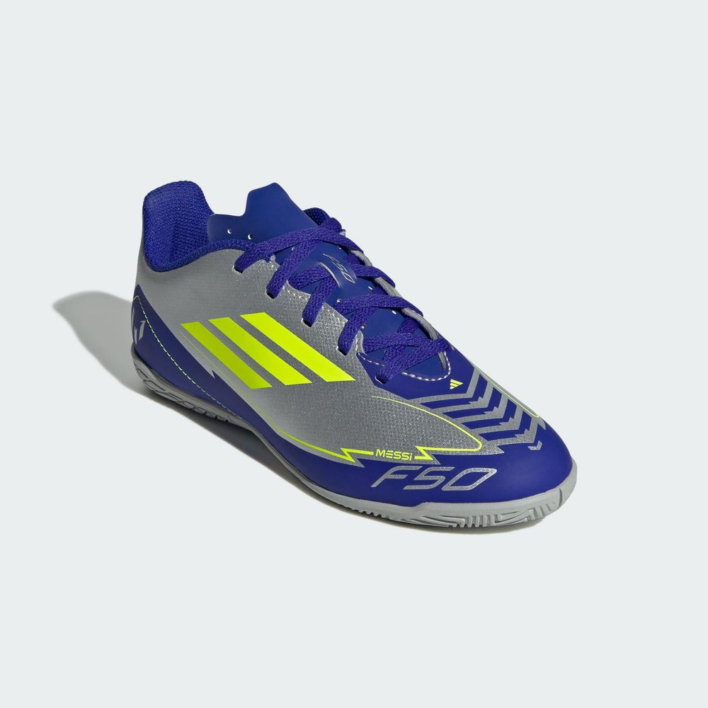 Foto 8 pulgar | F50 Club In J Messi Adidas Plata Niños